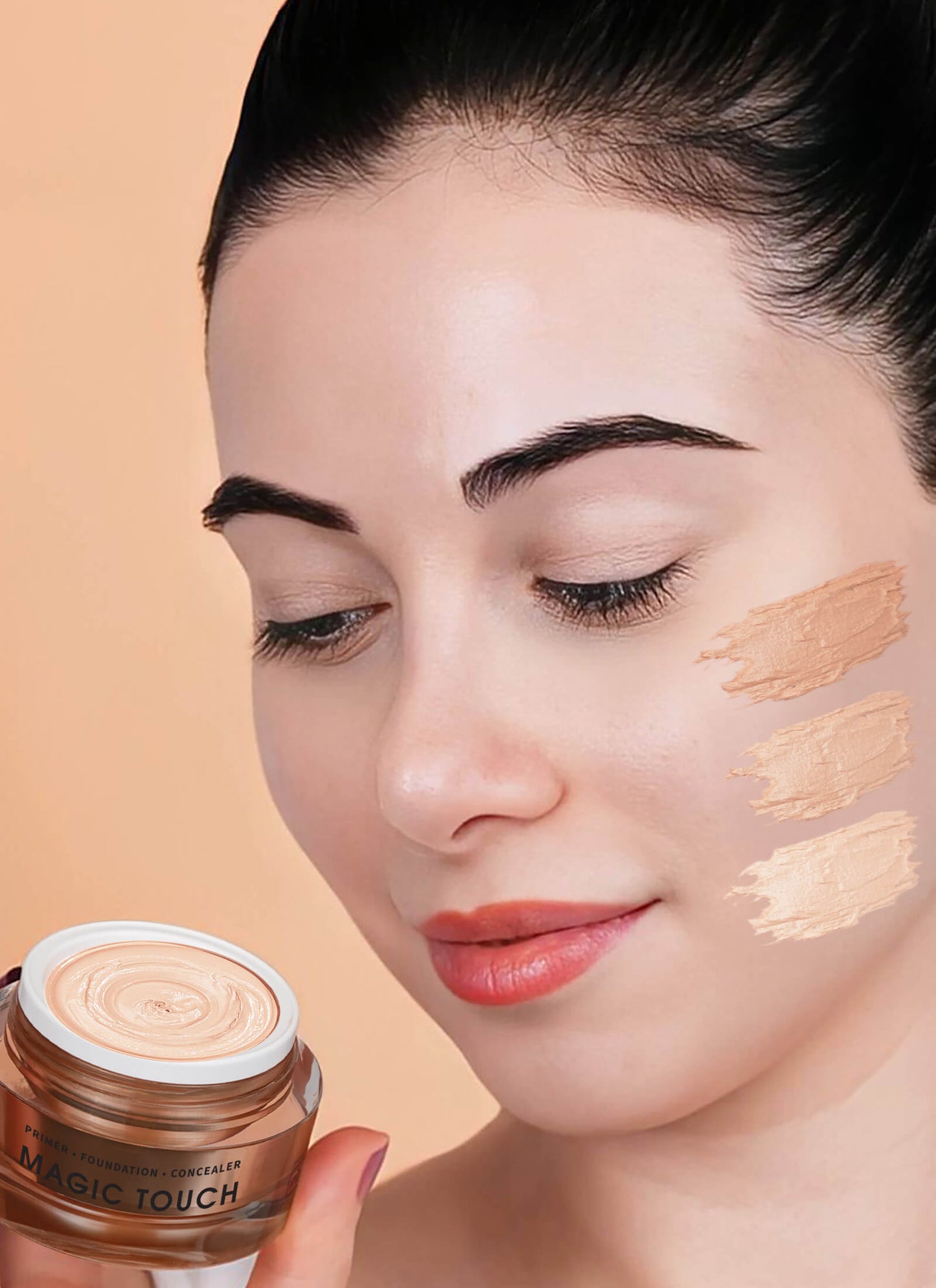 Magic Touch Primer - Foundation - Concealer Light Tone (30ml)